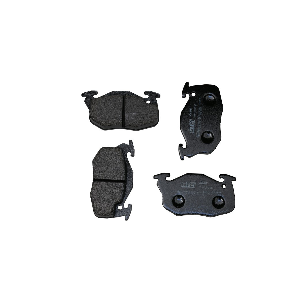 Pastilhas de travão dianteiras GT2i Club para PEUGEOT 205 1.3 Rallye, 1.4, 1.6 GTI 1983-96 - Pinças de travão BendixArray