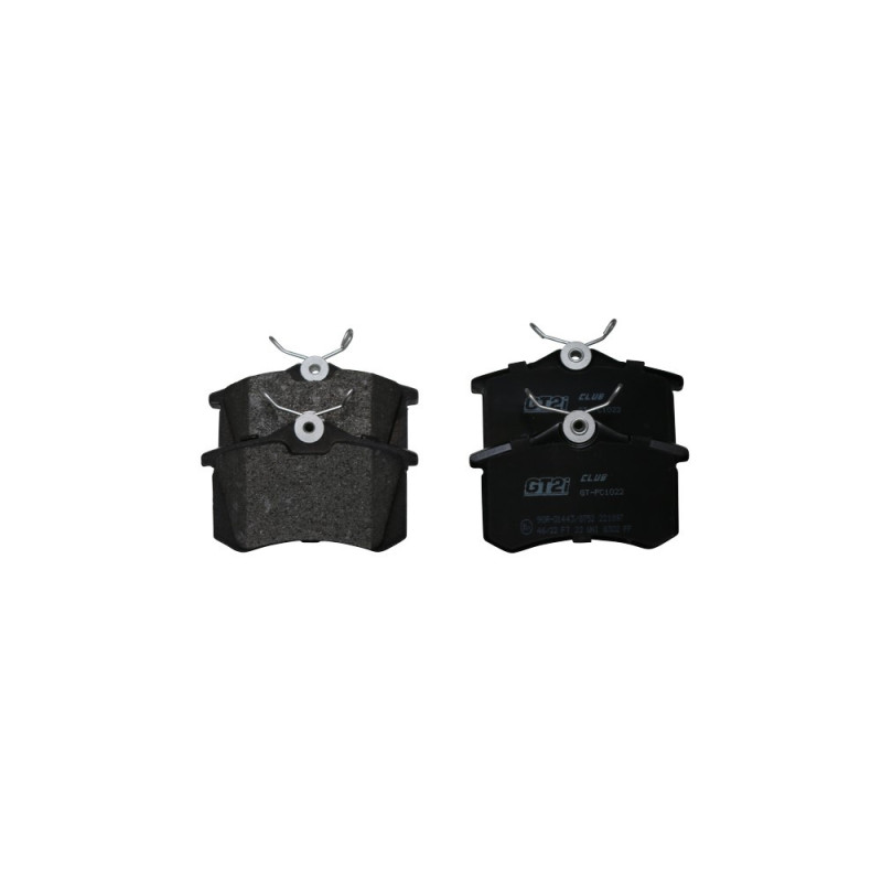 Pastillas de freno GT2I Club trasero Peugeot 208 GTI / Renault Clio 3 / 4 RSArray