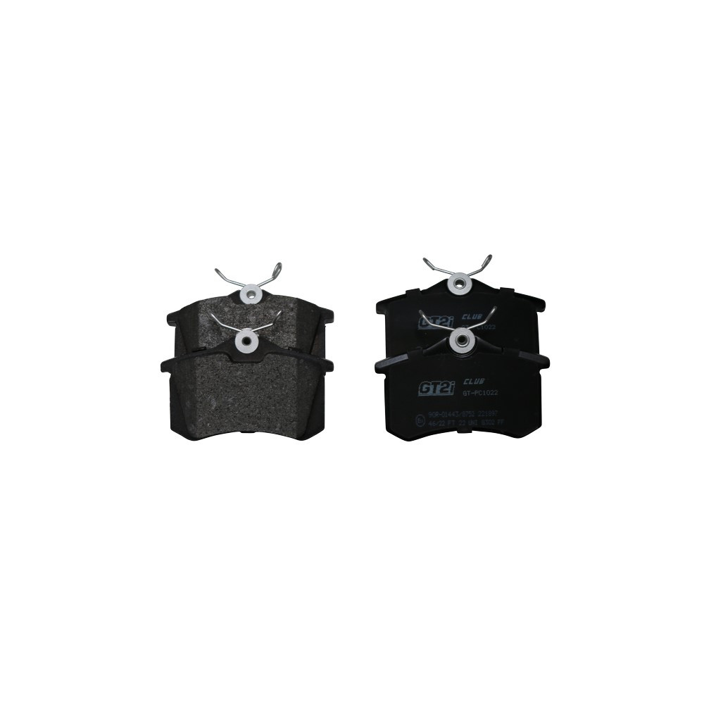 Pastilhas de travão GT2I Club Traseira Peugeot 208 GTI / Renault Clio 3 / 4 RSArray