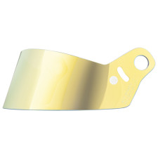 Visera corta iridium amarillo oscuro para casco Stilo WRX