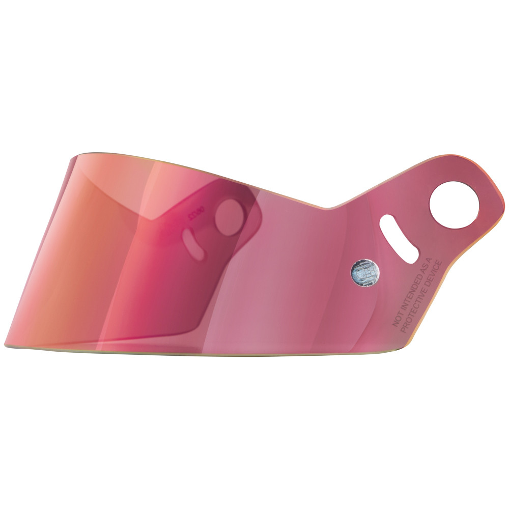 Viseira curta iridium vermelho escuro para capacete Stilo Venti WRXArray