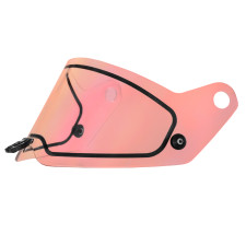 Visera iridium rojo oscuro Stilo para casco Venti WRX DIRT