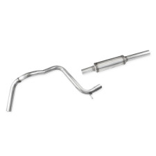 Tubo central con silencioso INOX para SEAT LEON 5F 1.4 TSI FR 122cv 2015-