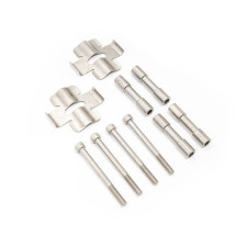 Kit de parafusos, pinos e suportes de pastilhas para pinça de travão de 6 pistões Forge