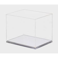 Caja de plexiglás con base cromada para Bell mini casco