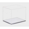 Caja de plexiglás con base cromada para Bell mini casco