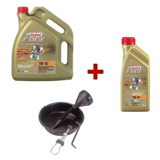 Pack de cambio de aceite y recipiente Castrol Edge 5W40