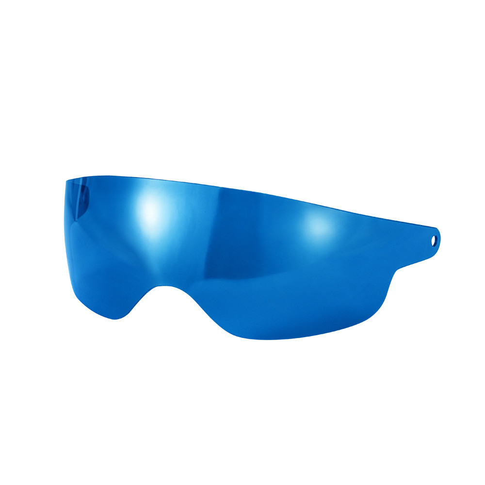 Visera corta Sparco para casco jet Prime (RJ) azul iridioArray
