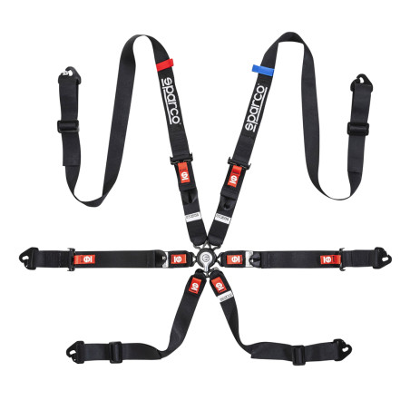 Arnês de 6 pontos de 2" Sparco Competition H-2