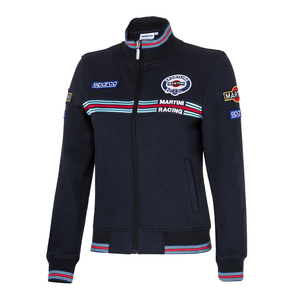 Colete com fecho de correr Sparco Martini Racing para mulherArray