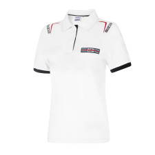Polo bordado para mujer Sparco Martini Racing