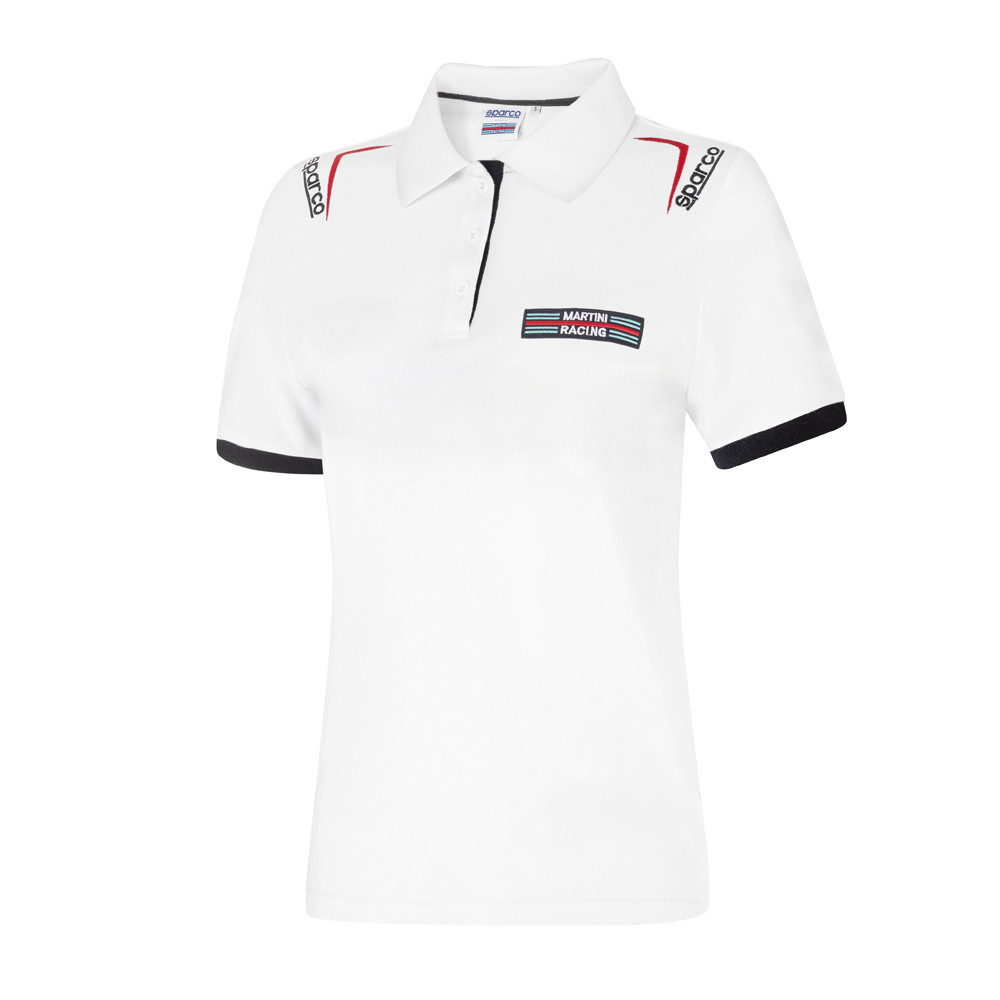 Pólo Sparco Martini Racing bordado para mulherArray