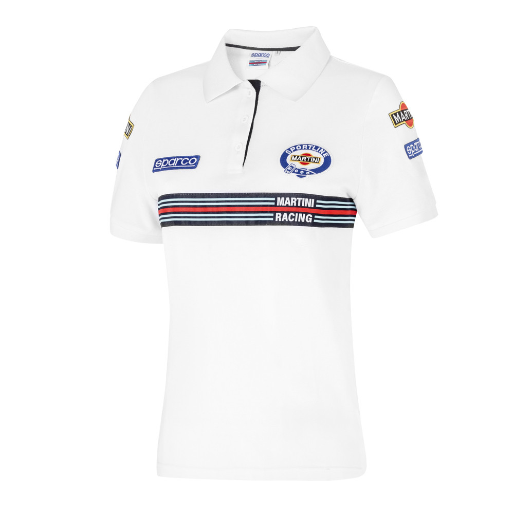 Polo réplica feminino Sparco Martini RacingArray