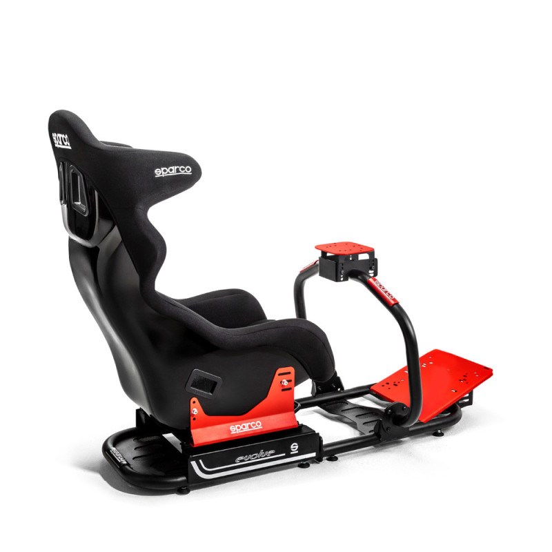 Cockpit Sparco Gaming Evolve GT-R PRO (base + fijaciones Pro + asiento Circuit II)Array