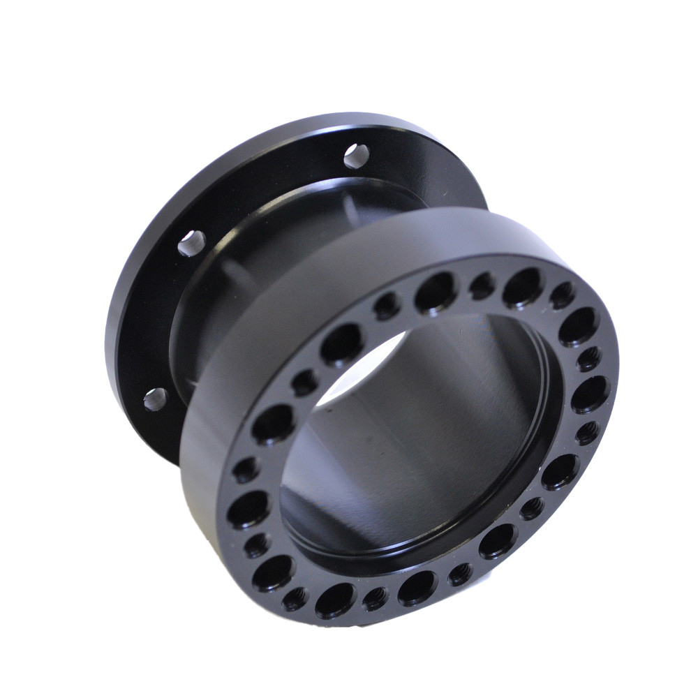 Distanciador de volante Bratex aluminio negro 6x70Array