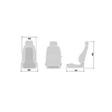 Asiento baquet Sparco GT Negro/Blanco