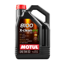 Embalagem de drenagem de óleo Motul 8100 X-clean EFE + produto de limpeza do motor gratuito