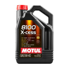 Pacote de manutenção de óleo Motul 8100 X-cess + limpador de injectores + pacote de manutenção de injeção diesel