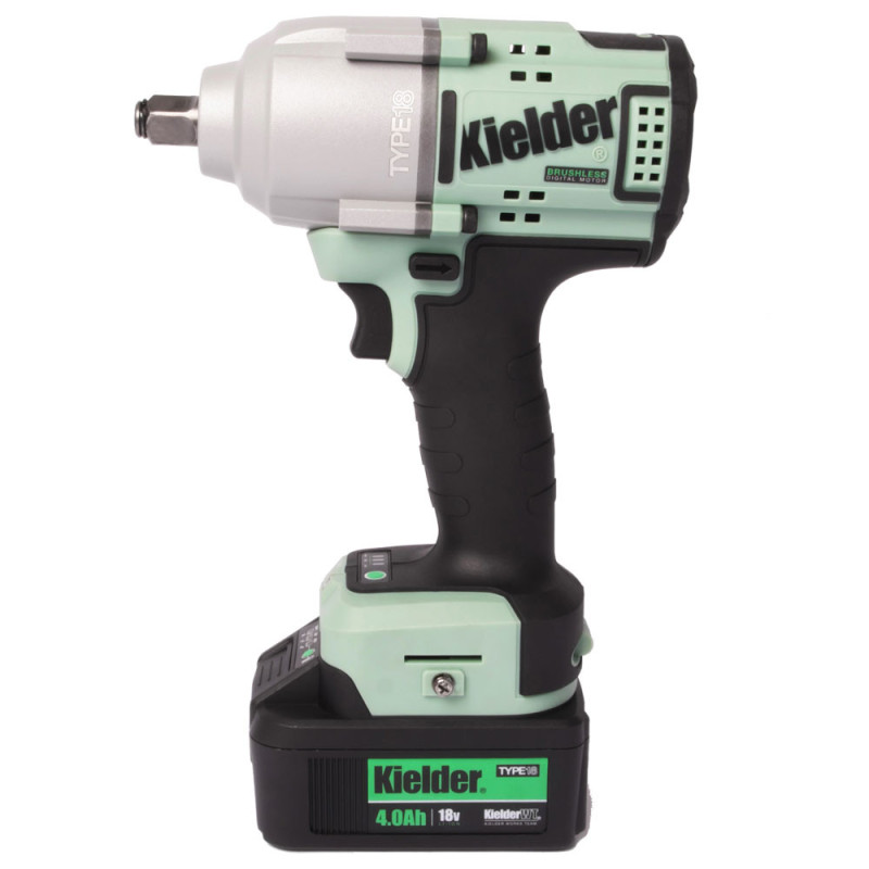 Kit pistola de impacto KIELDER 1/2" 720Nm 18V + 2 baterias 4.0AhArray