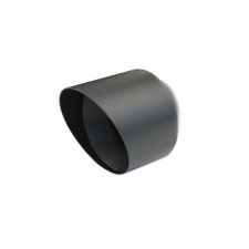 Silencioso trasero diámetro 100mm Ceramic Black Inoxcar para Volkswagen Golf 7.5 2,0 GTi después de 2017