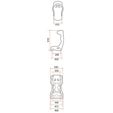 Baquet em fibra GT2i FIA Pro-02M V2 com olhais 2026