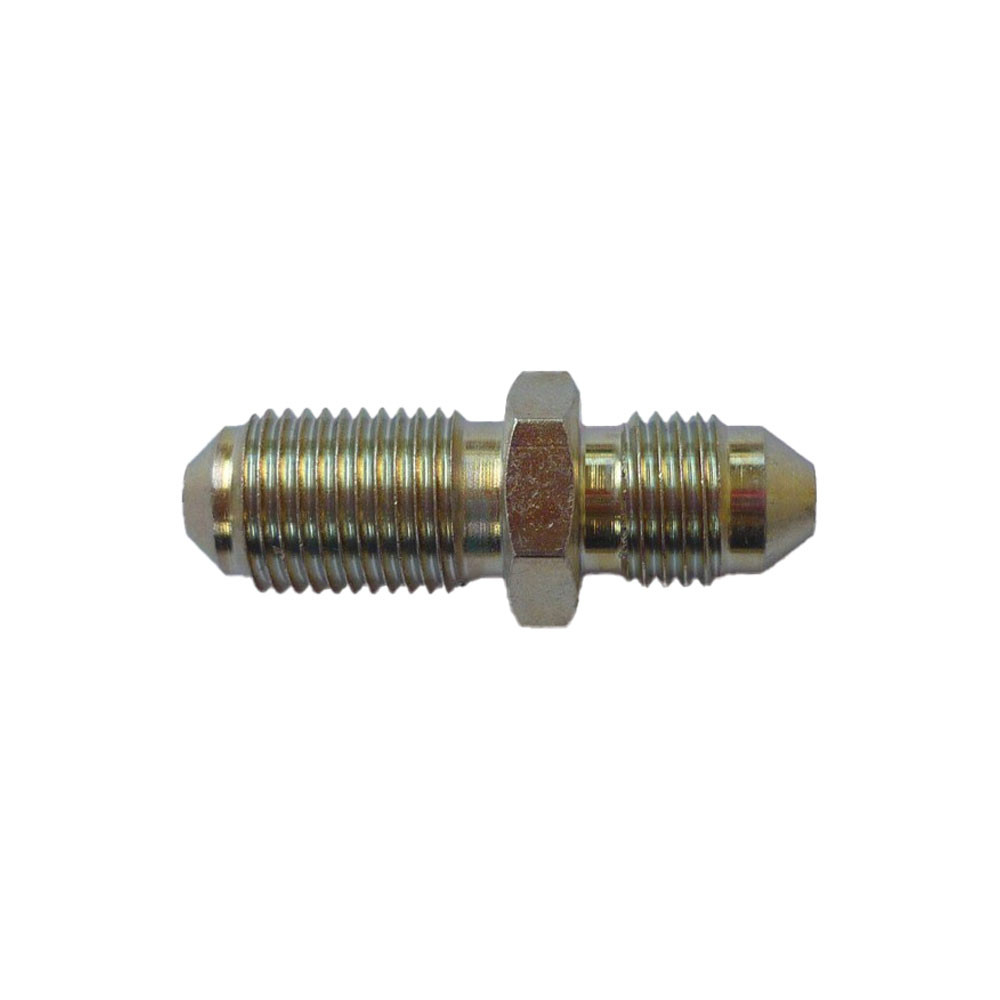 Adaptador rosca macho / macho 3/8X24 JIC dash03 Convexo - 10X100 Convexo longoArray