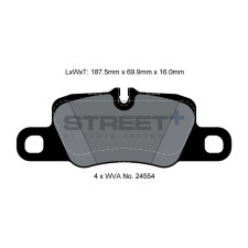 Pastillas de freno Pagid T8078 Street+