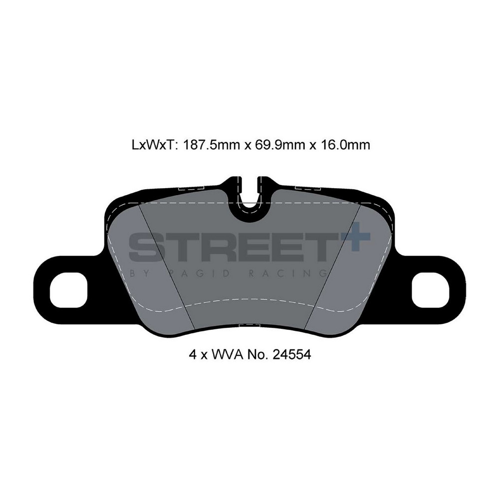Pastillas de freno Pagid T8078 Street+Array