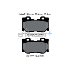 Pastillas de freno Pagid T8100 Street+