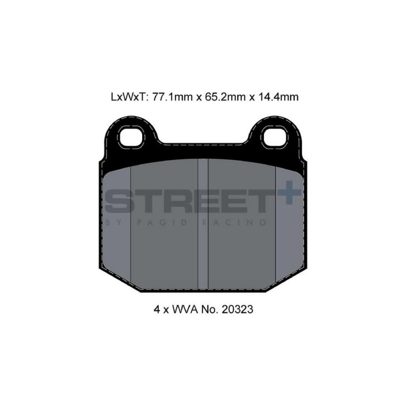 Pastilhas de travão Pagid T8148 Street+Array