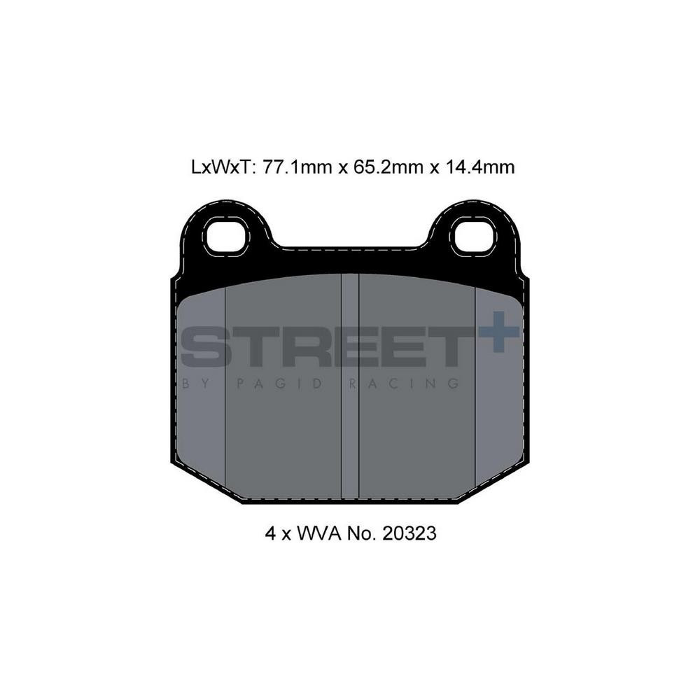 Pastillas de freno Pagid T8148 Street+Array