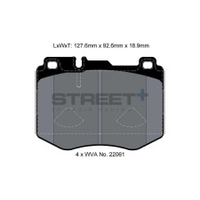 Pastillas de freno Pagid T8160 Street+