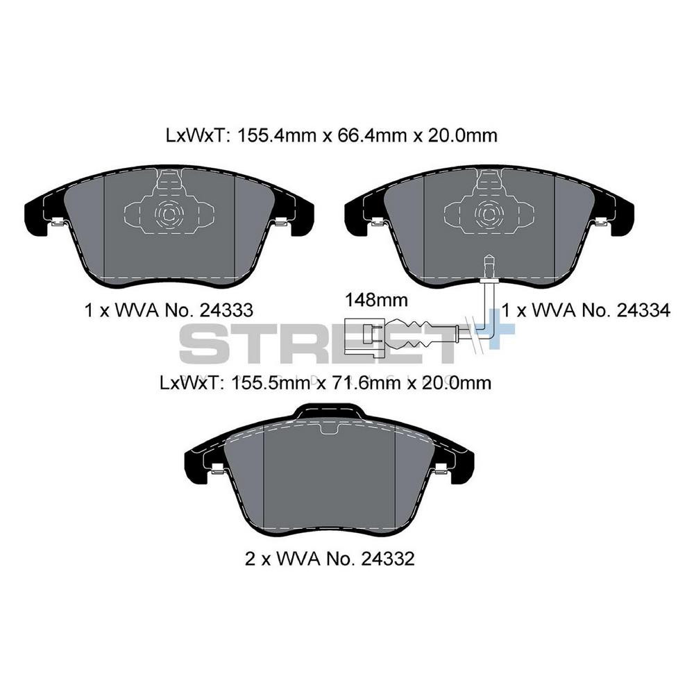 Pastillas de freno Pagid T8219 Street+Array