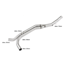 Macan 2.0TFSI 22+ mid-pipe