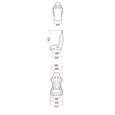 Asiento baquet GT2i FIA Race-02L -V2 Fibra