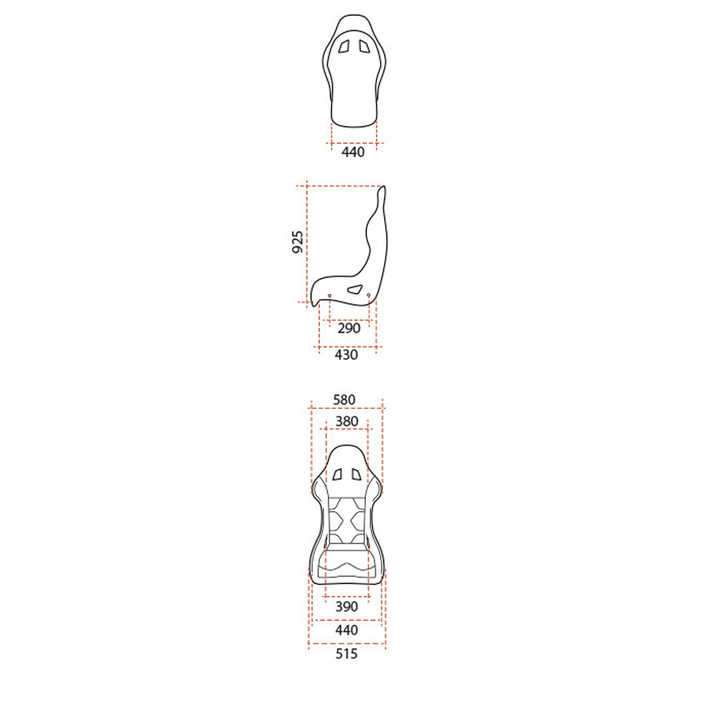 Asiento baquet GT2i FIA Race-02L -V2 Fibra 2026Array