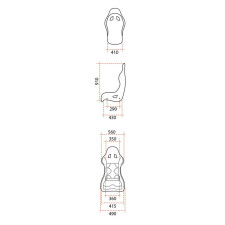Asiento baquet GT2i FIA Race-02M -V2 Fibra