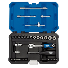 Draper Tools Juego de carracas métricas 1/4" Multi-Drive (43 piezas)
