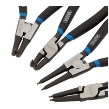 Juego de alicates para circlips internos y externos Draper Tools (4 piezas)