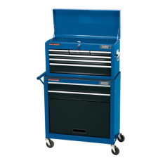 Draper Tools carro de taller con 2 cajones y caja de 6 cajones 616x330x1080mm
