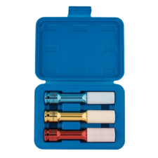Draper Tools 1/2" llaves de impacto largas para llantas de aluminio (3 uds.)