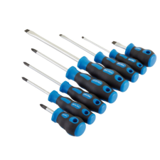 Draper Tools conjunto de chaves de fendas de aperto suave (8 peças)