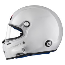 Casco Stilo ST5F Fibra SA20 blanco interior azul