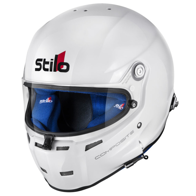 Capacete Stilo ST5F Fibre SA20 branco dentro de azulArray