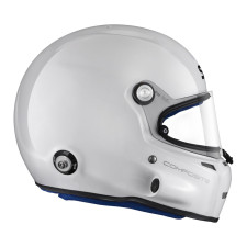 Casco Stilo ST5F Fibra SA20 blanco interior azul