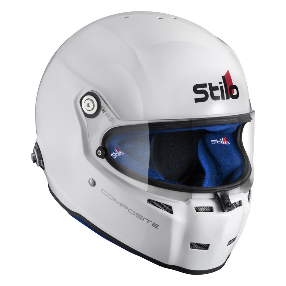 Capacete Stilo ST5FN Fibre branco/azul SA20Array