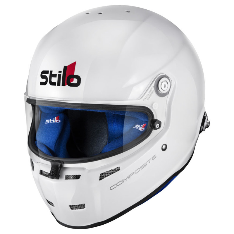 Capacete Stilo ST5FN Fibre branco/azul SA20Array
