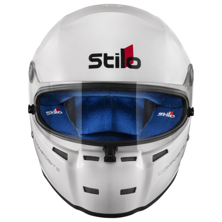 Casco Stilo ST5FN Fibra blanco/azul SA20