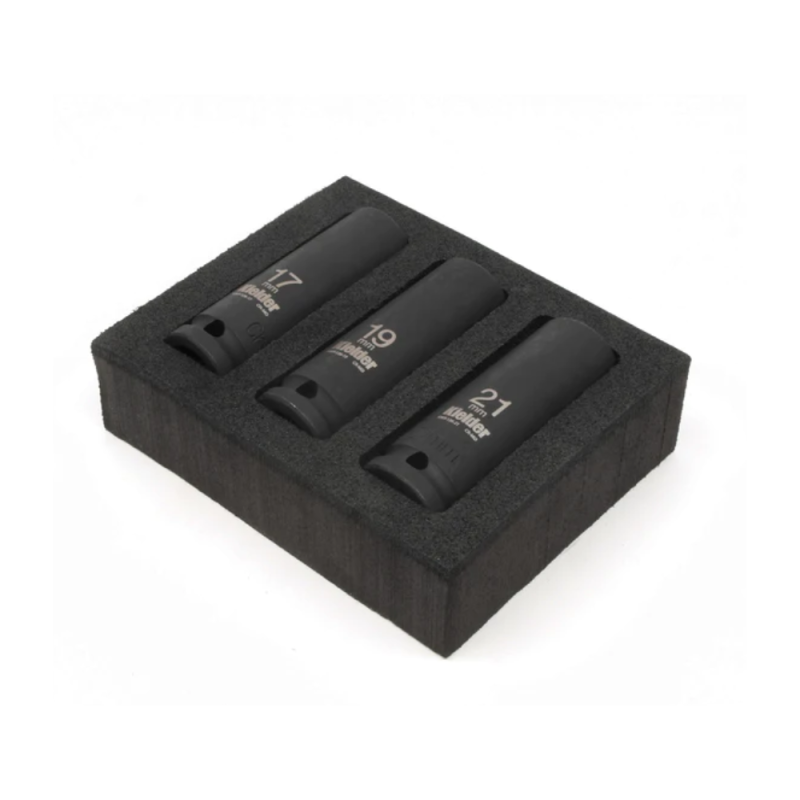 Conjunto de casquilhos Kielder 3 peças 1/2" 17/19/21mmArray