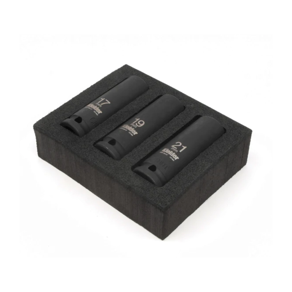 Juego de Casquillos Kielder 3 piezas 1/2" 17/19/21mmArray
